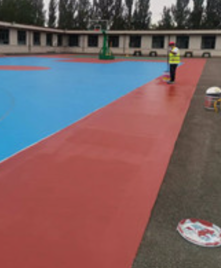 宁阳旧篮球场地面改造翻新整改   